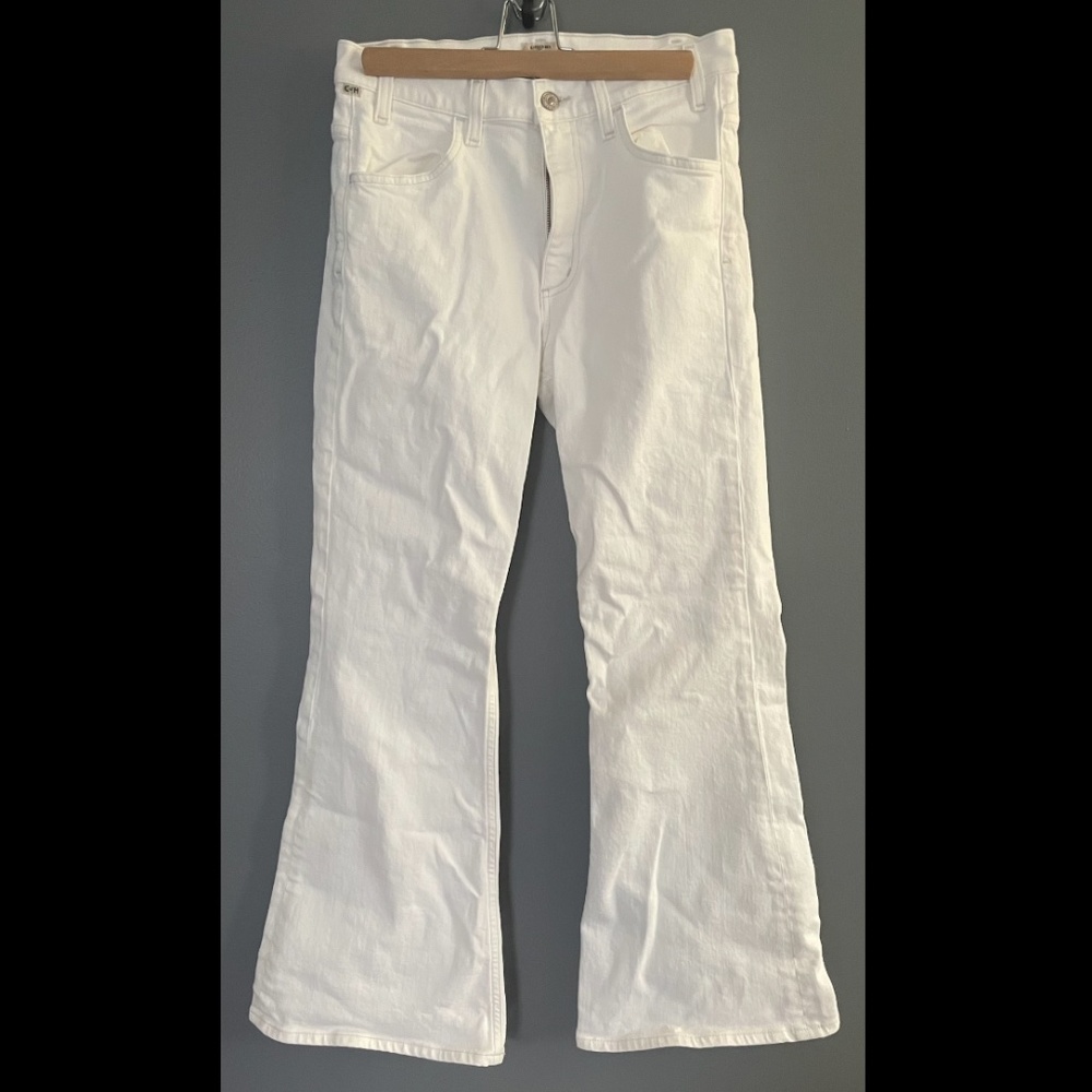 Citizens of Humanity Wide Leg White Jeans